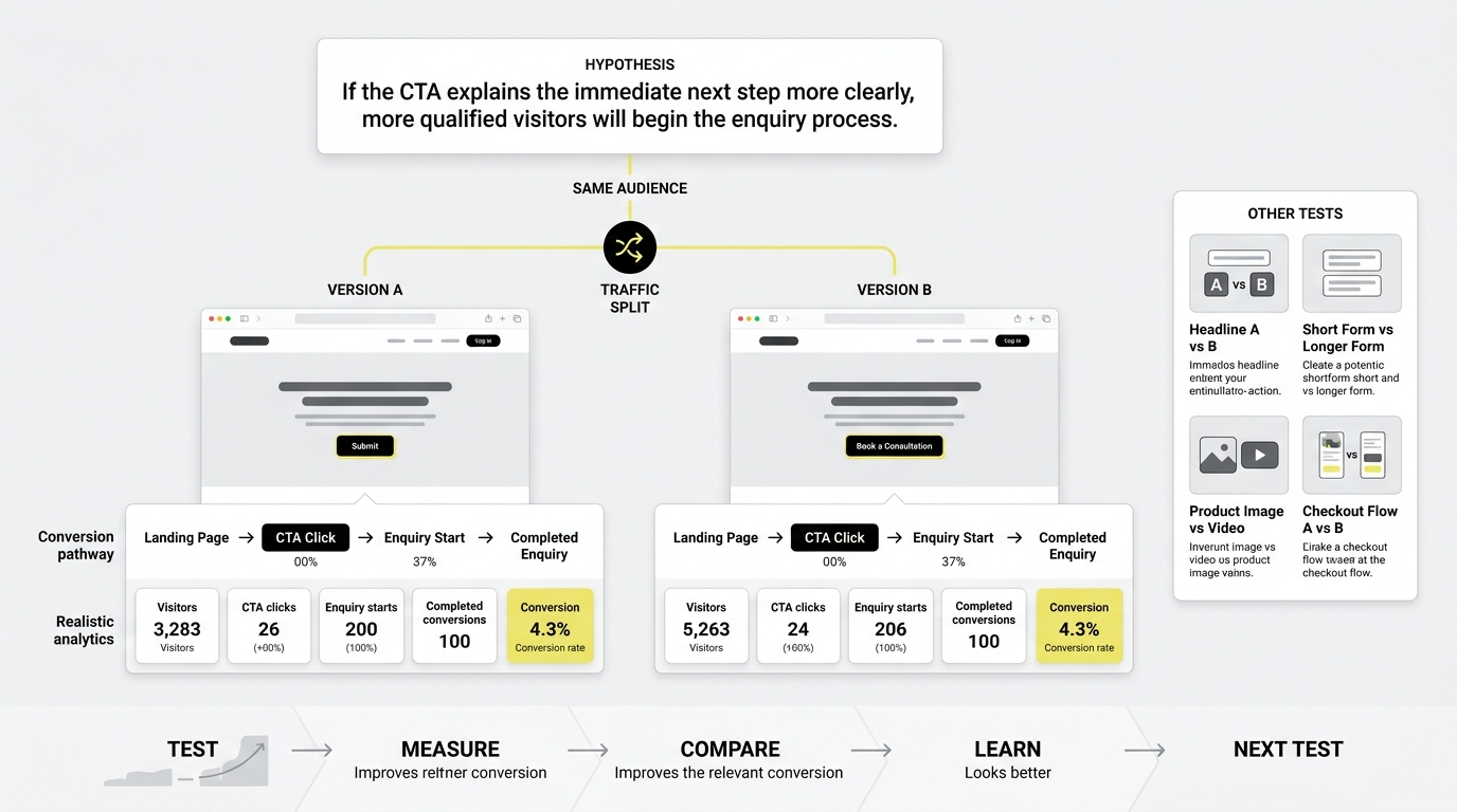 How Should You Use A/B testing to Improve Conversion Rate?