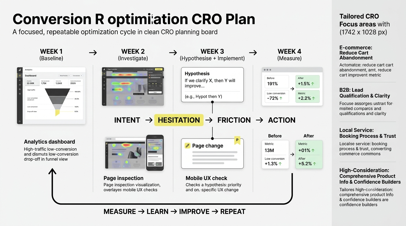 How Can a Business Create a Practical CRO Plan?