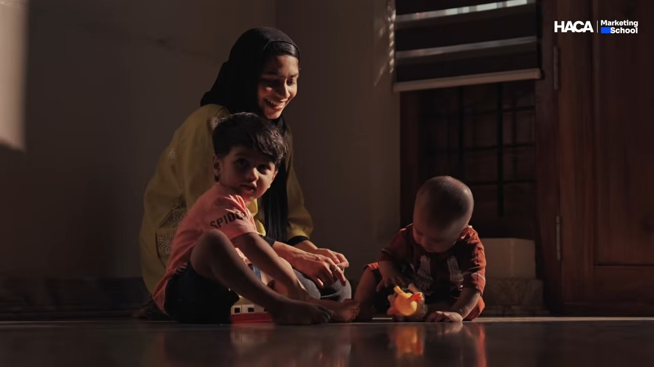 Majida Learning While Raising Two Children