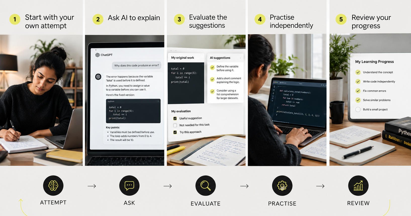 How Can Beginners Use AI Tools Without Becoming Dependent on Them?