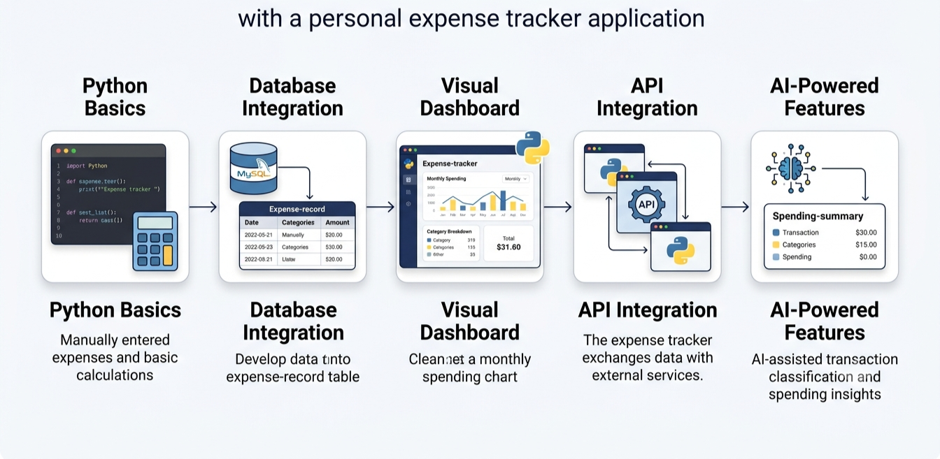 Python Skills into Real-World Project- Expense Tracker