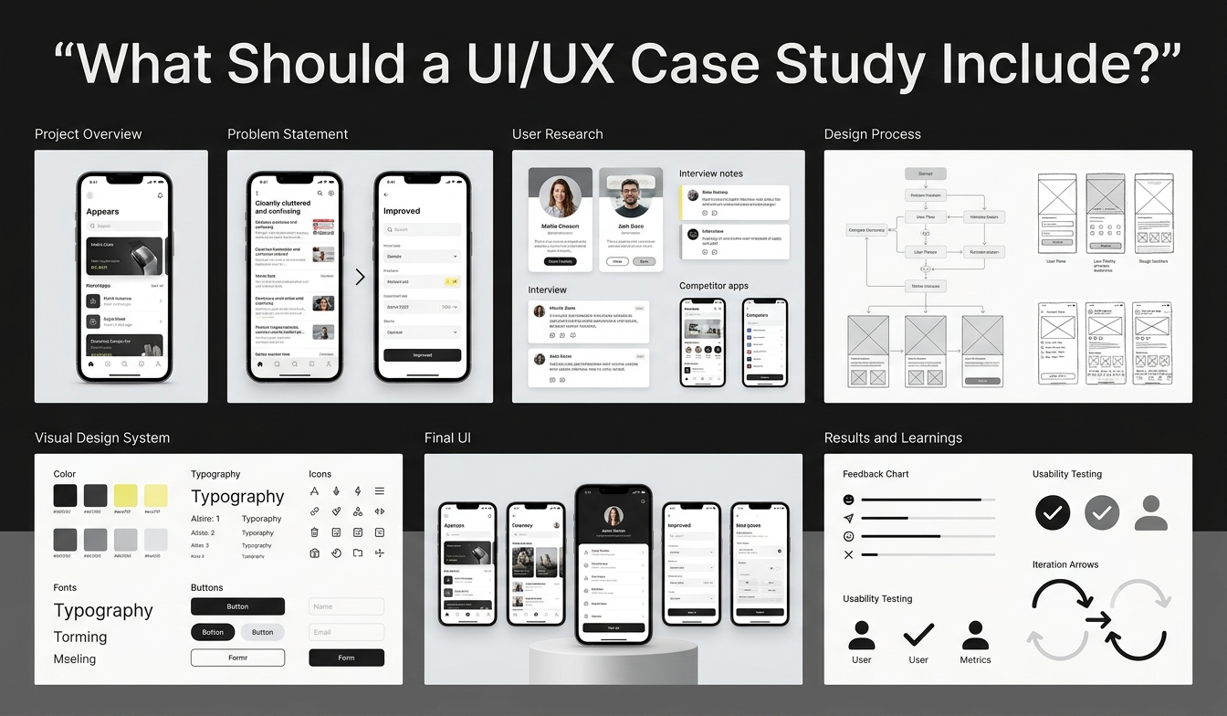 What Should a UI/UX Case Study Include?