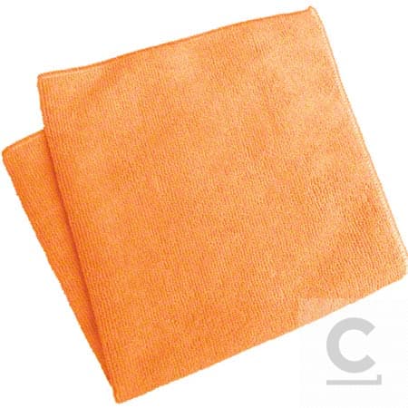 HOSPECO® MicroWorks® Standard Microfiber Towel - 16" x 16", Orange