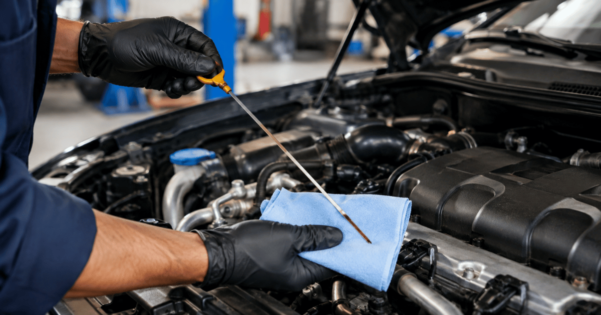 how to check oil level in car