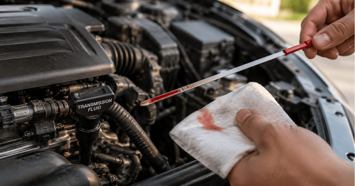 how do you check transmission fluid in a car