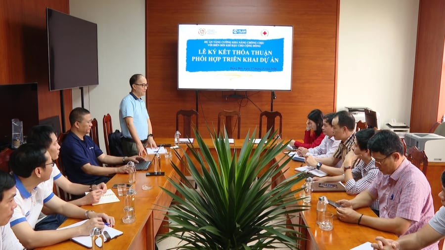 Toàn cảnh buổi lễ ký kết thỏa thuận phối hợp triển khai dự án - Ảnh: Phan Khiêm - Thanh Cao