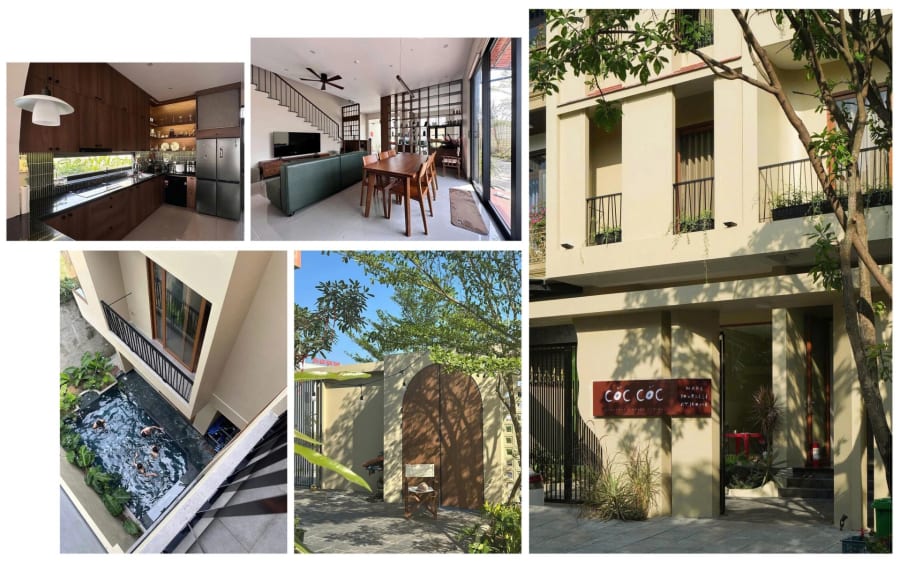 Dù không nằm sát biển, nhưng Cốc Cốc Homestay mang lại nhiều trải nghiệm với khung cảnh yên bình, không gian thoáng đãng ngay trong lòng phố thị - Ảnh: NVCC