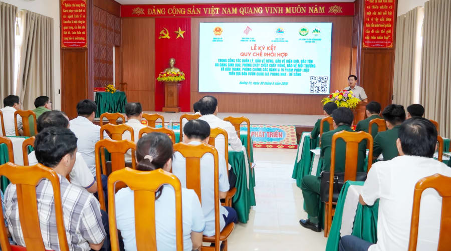 Quang cảnh lễ ký kết - Ảnh: N.H