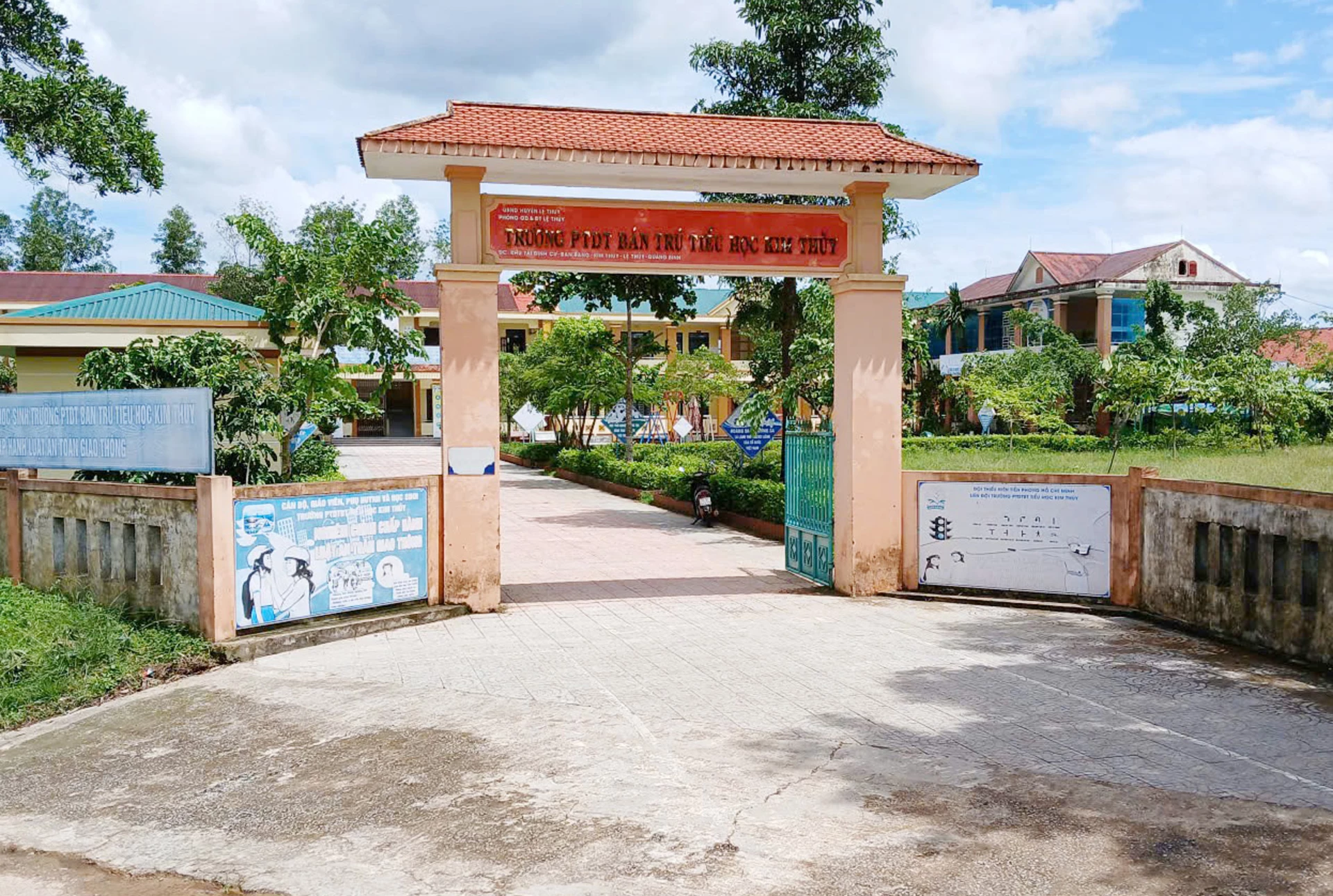 Trường PTDTBT Tiểu học Kim Thủy nơi bị kiểm tra khi có dấu hiệu vi phạm. Ảnh B.T