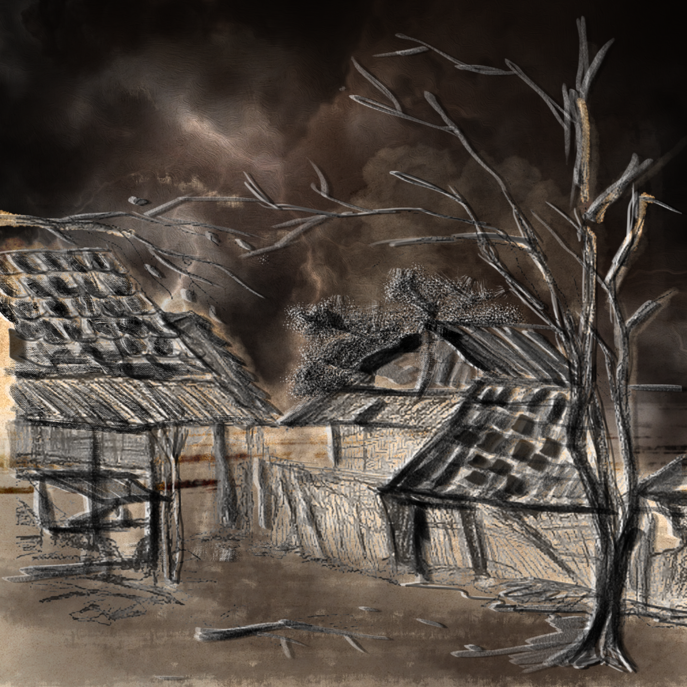 Đến với bài thơ hay: Ru bão