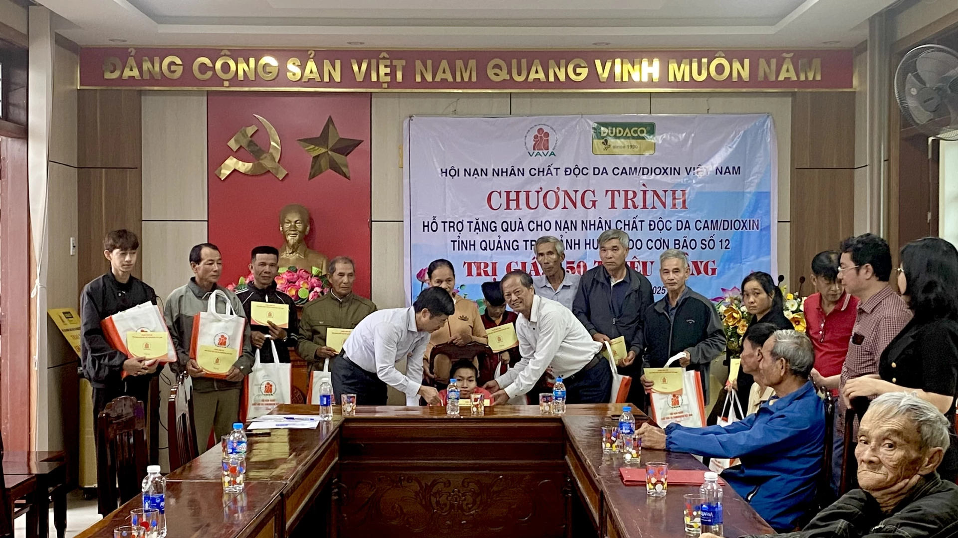 3 xã Diên Sanh, Mỹ Thuỷ, Nam Hải Lăng có 21 trường hợp được nhận quà trong đợt này - Ảnh: MT