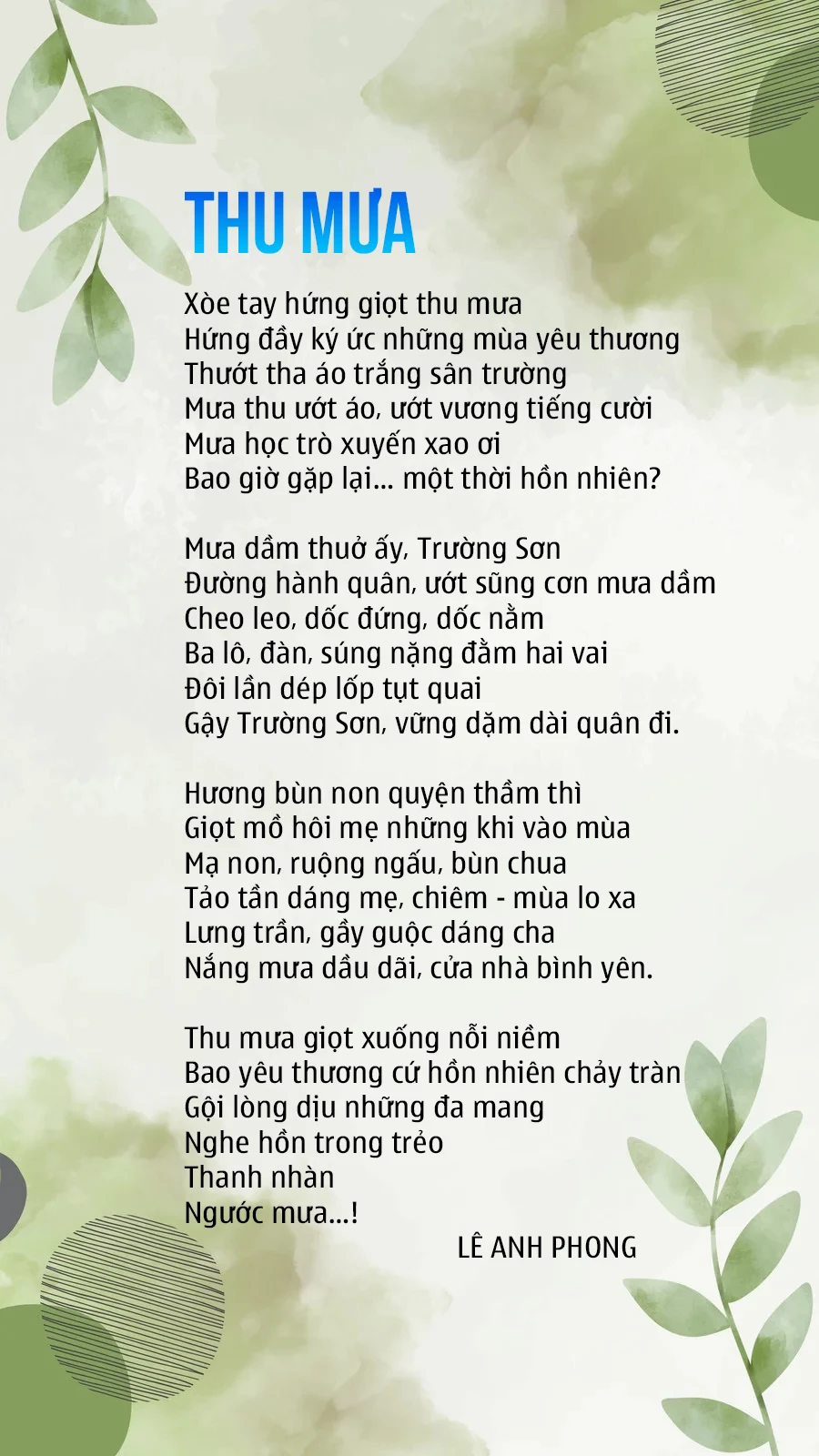Thu mưa