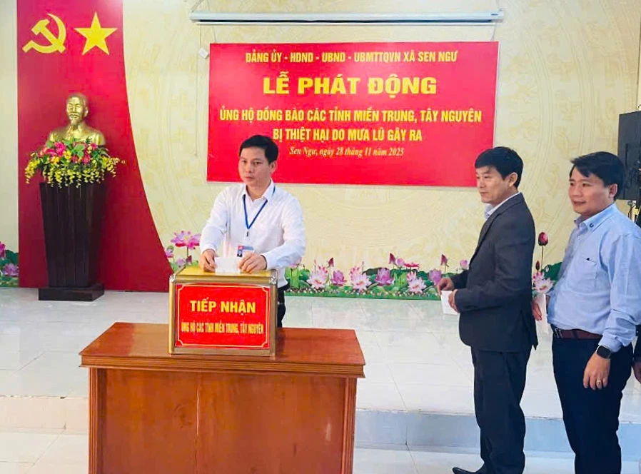 Sen Ngư chung tay sẻ chia cùng Miền Trung, Tây Nguyên. Nghĩa tình Sen Ngư hướng đến đồng bào Miền Trung, Tây Nguyên