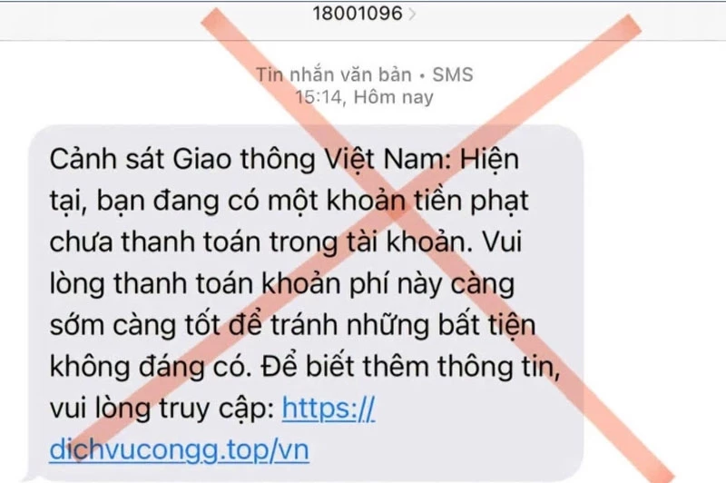 Hình ảnh minh họa tin nhắn lừa đảo tinh vi.