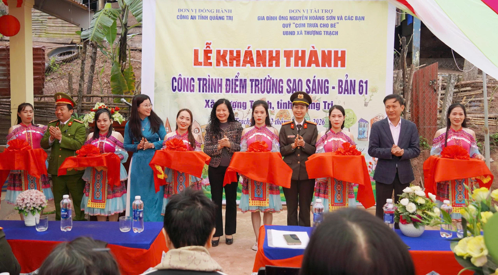 Thượng Trạch: Khánh thành 2 trường mầm non Sao Sáng, ươm mầm tương lai. Khánh thành 2 điểm trường mầm non Sao Sáng tại xã Thượng Trạch