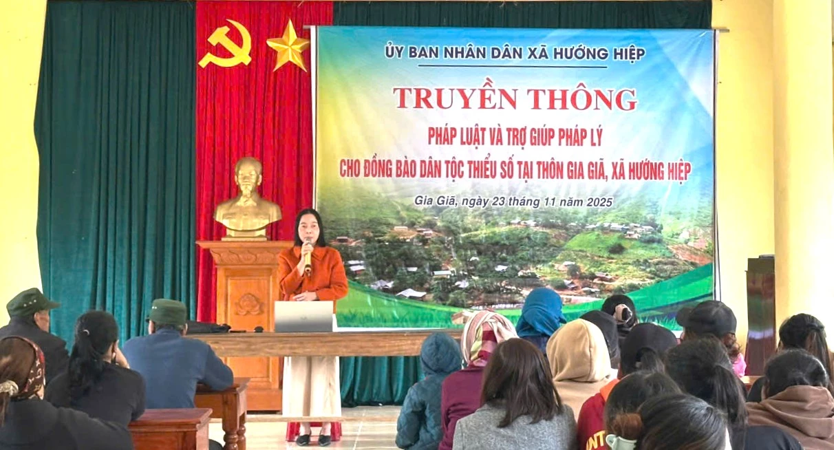 Đẩy mạnh tuyên truyền, giáo dục pháp luật cho đồng bào dân tộc thiểu số