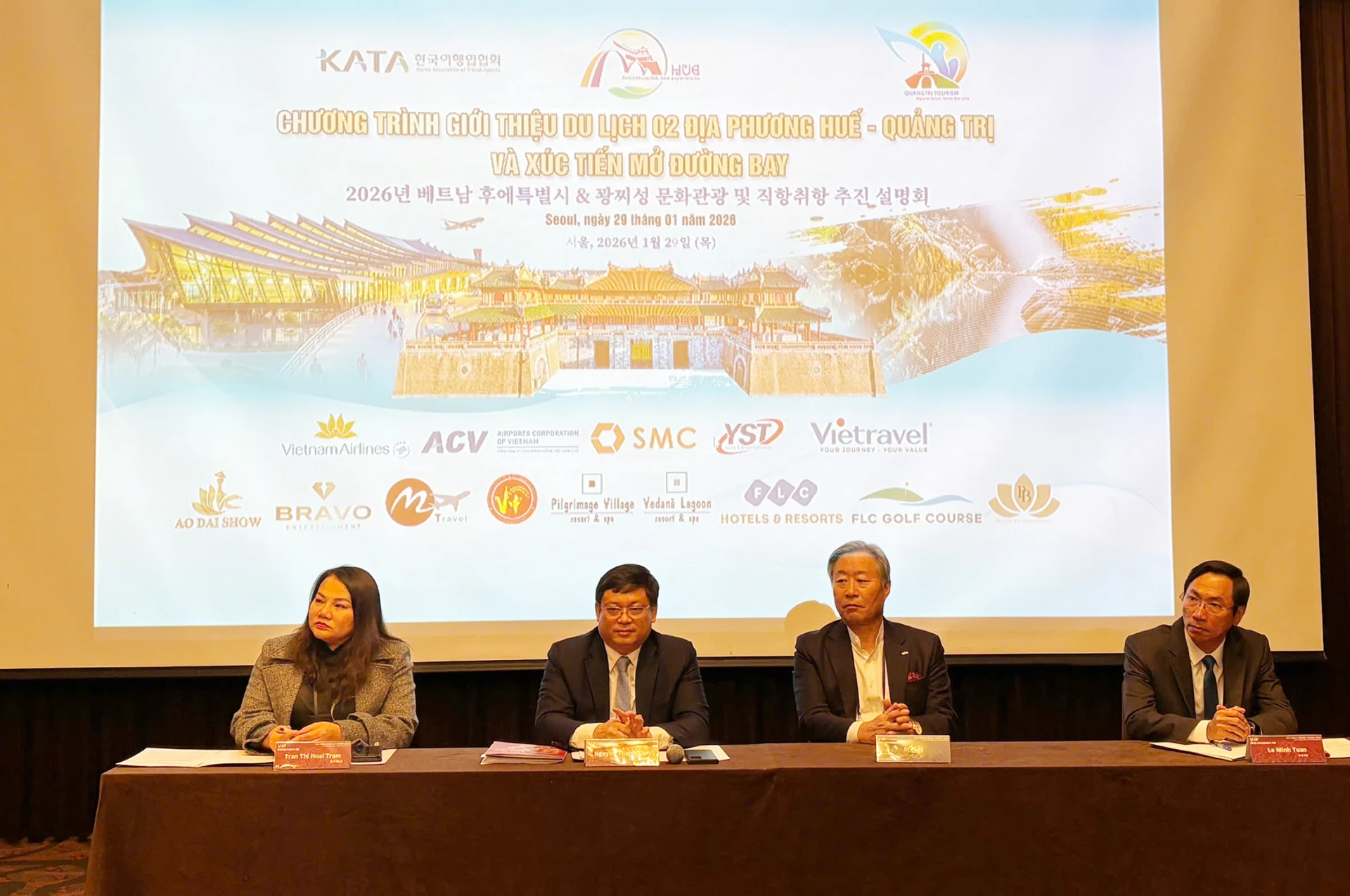 Hàn Quốc: Bay thẳng Huế – Quảng Trị, bùng nổ du lịch di sản Việt Giới thiệu du lịch Huế-Quảng Trị, xúc tiến mở đường bay tại Hàn Quốc