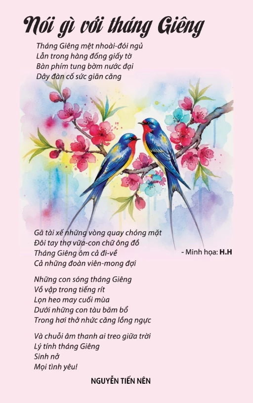 Nói gì với tháng Giêng Nói gì với tháng Giêng