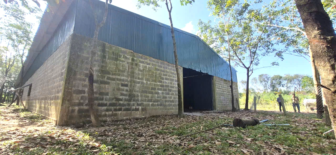 Một công trình xây dựng vi phạm hành chính trong lĩnh vực đất đai trên địa bàn xã Tân Mỹ - Ảnh: C.H