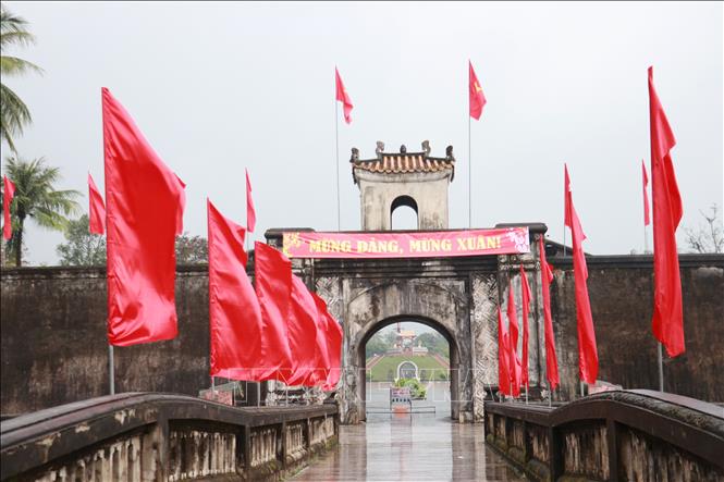 Thành cổ Quảng Trị trang nghiêm trong những ngày cuối năm.