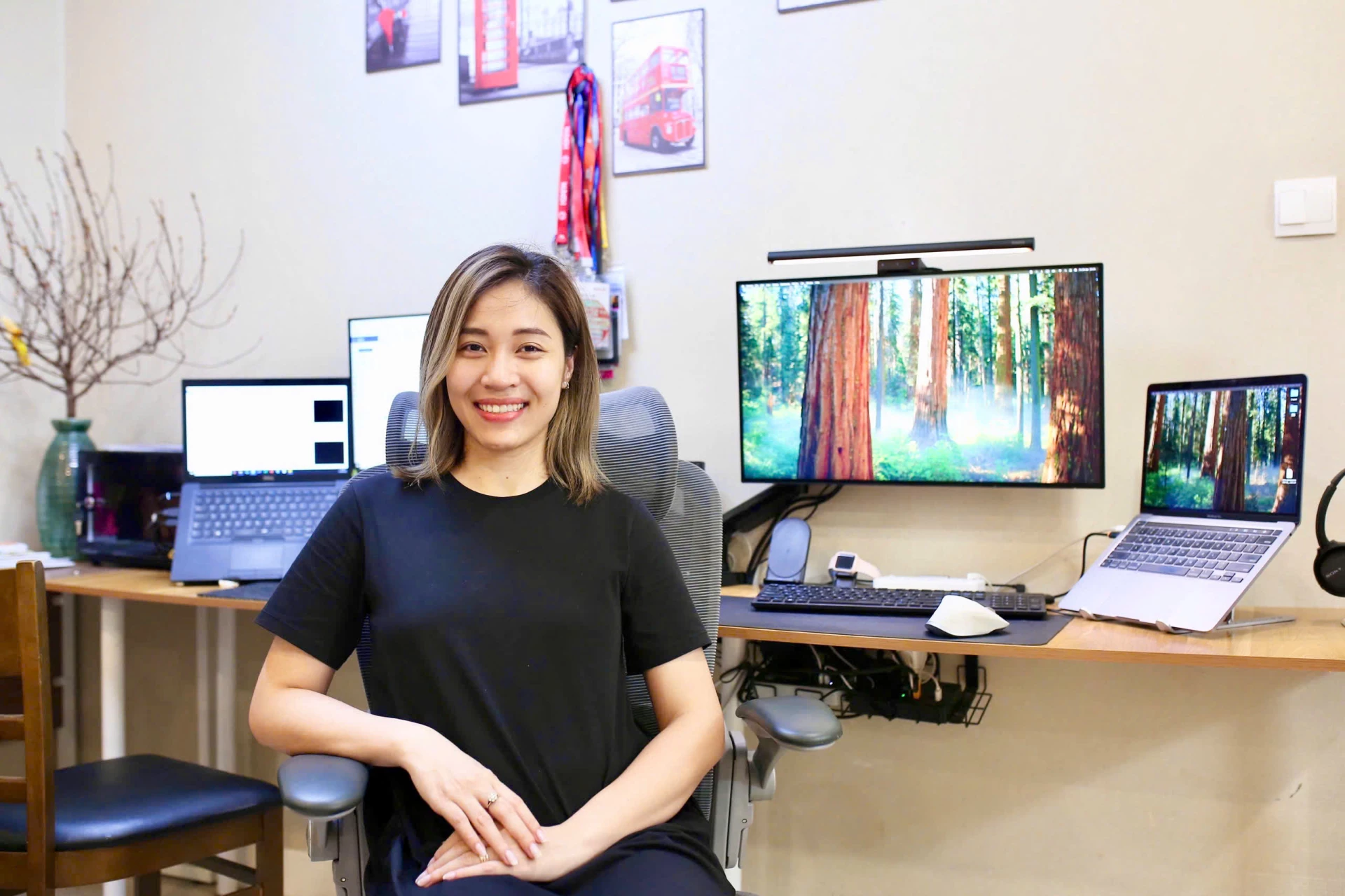 Dù ở Việt Nam nhưng Lê Na vẫn làm việc trong môi trường quốc tế - Ảnh: Q.H