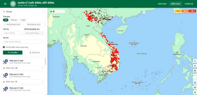 Ngăn chặn cháy rừng: Nắng nóng đỉnh điểm, địa phương khẩn cấp ứng phó Nắng nóng diện rộng, các địa phương chủ động ứng phó nguy cơ cháy rừng cao