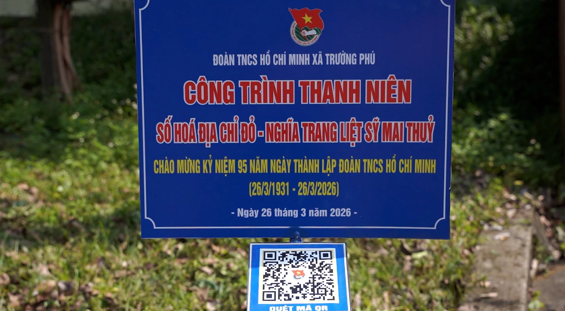 Số hóa Nghĩa trang Liệt sĩ Mai Thủy: Vĩnh cửu Địa chỉ Đỏ Khánh thành công trình 'Số hóa địa chỉ đỏ-Nghĩa trang liệt sĩ Mai Thủy'