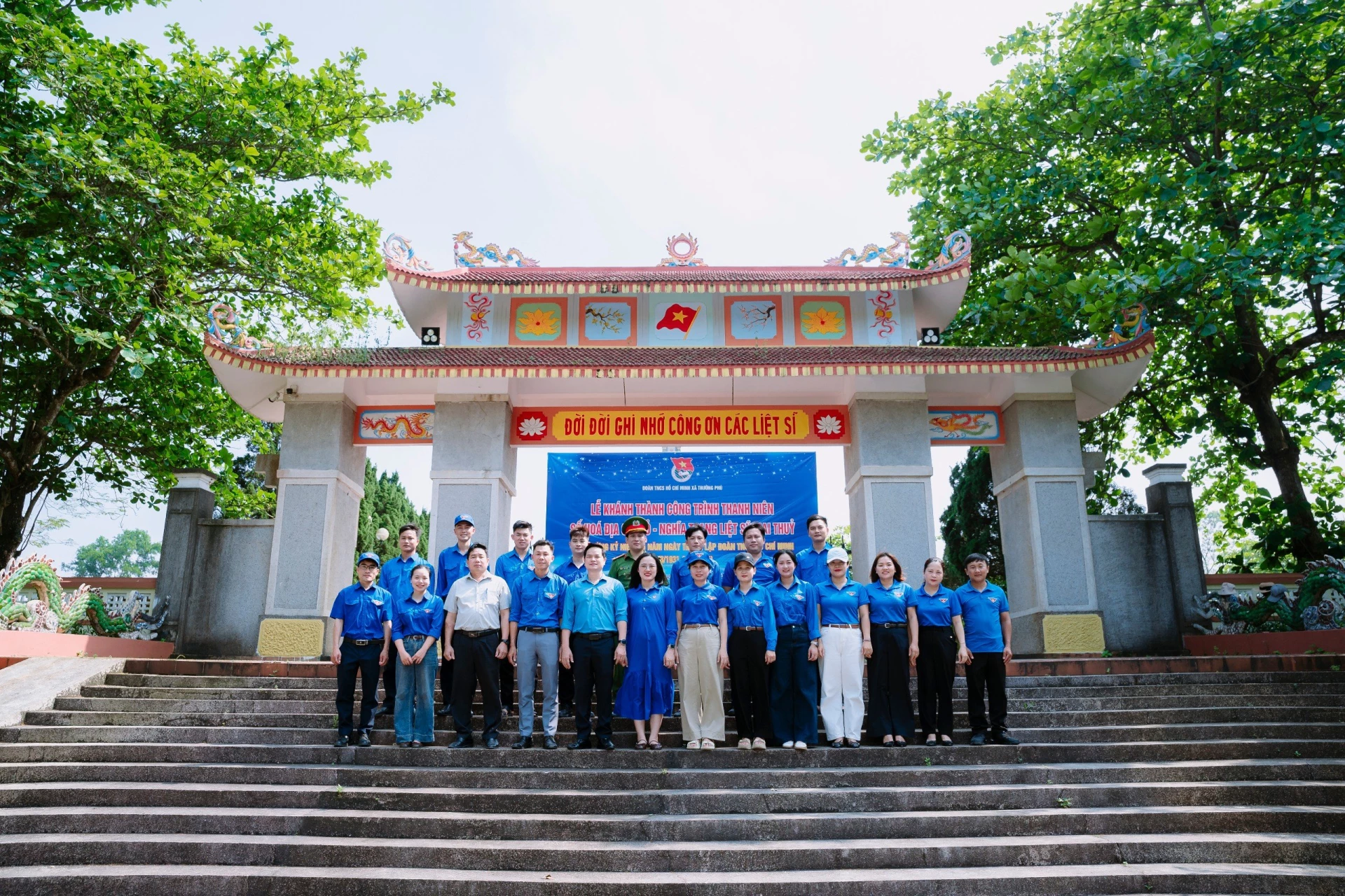 Nghĩa trang Liệt sỹ Mai Thủy là địa chỉ đỏ, nơi giáo dục truyền thống cách mạng cho các thế hệ hôm nay - Ảnh: H.T