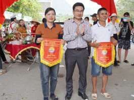 Bố Trạch: Hấp dẫn hội thi cá trắm sông Son