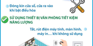 Những cách tiết kiệm điện hiệu quả tại nơi làm việc