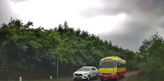 Xử lý tài xế xe buýt 'vượt ẩu' trên đèo Cùa