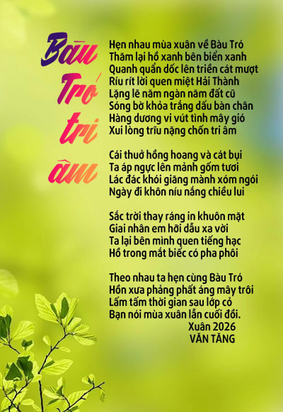 Bàu Tró tri âm