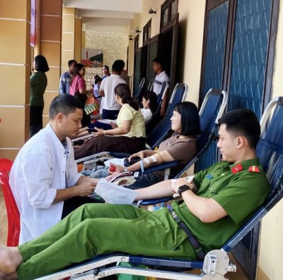 Tiếp nhận hơn 230 đơn vị máu trong Ngày toàn dân hiến máu tình nguyện