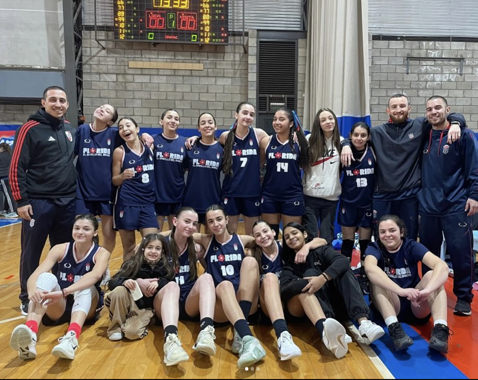 Florida. La U15 va por la clasificación en el triangular de la Liga Federal Formativa