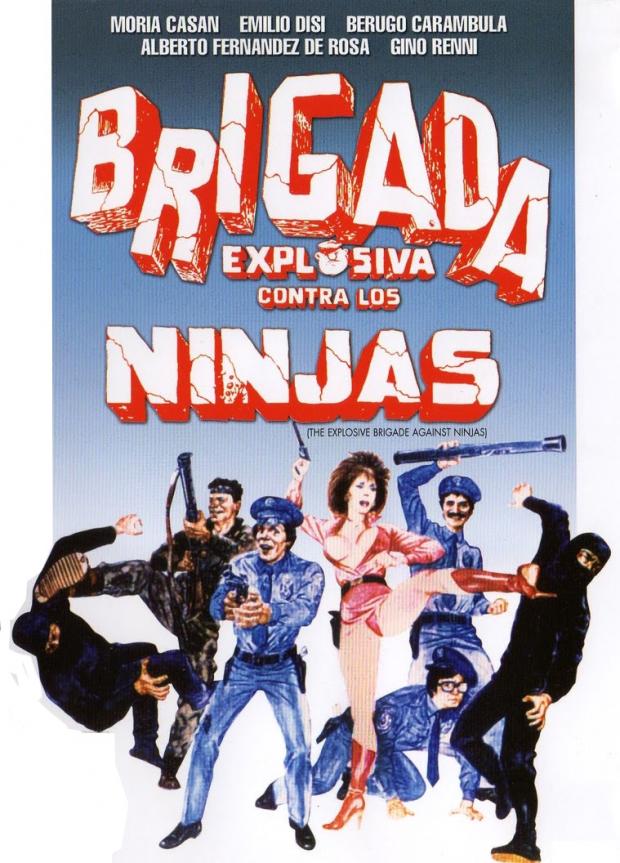 Poster de Brigada explosiva contra los ninjas