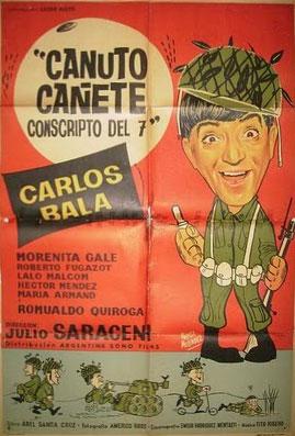 Poster de Canuto Cañete, conscripto del siete