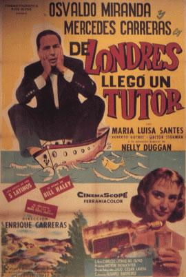 Poster de De Londres llegó un tutor