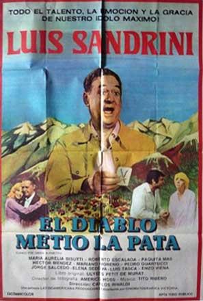 Poster de El diablo metió la pata