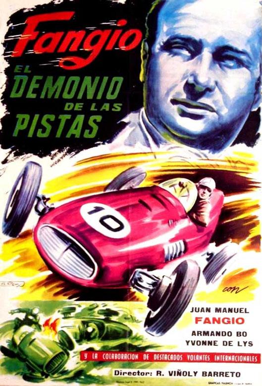 Poster de Fangio, el demonio de las pistas