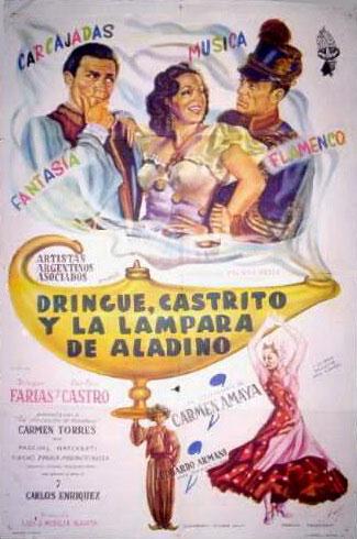 Poster de Dringue, Castrito y la lámpara de Aladino