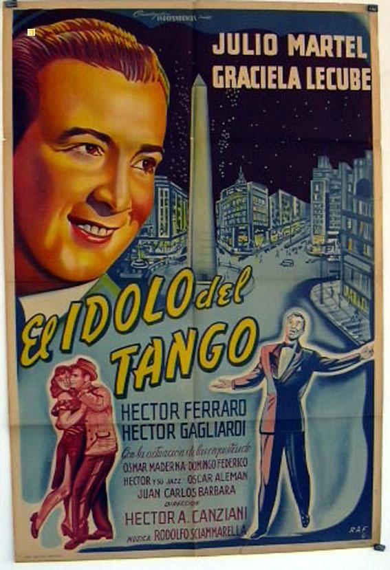 Poster de El ídolo del tango