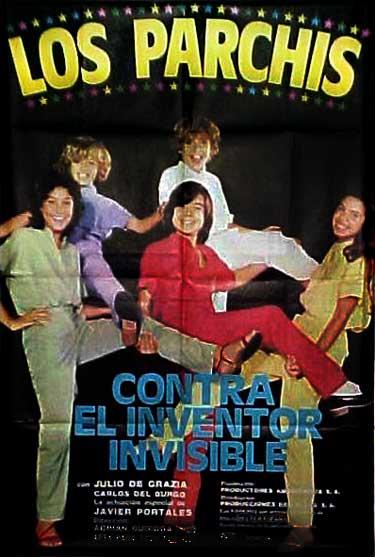 Poster de Los Parchís contra el inventor invisible