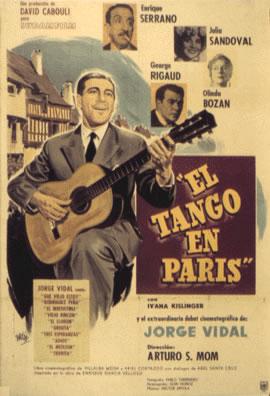 Poster de El tango en París