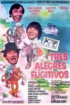 Poster de Tres alegres fugitivos