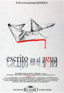 Poster de Escrito en el agua