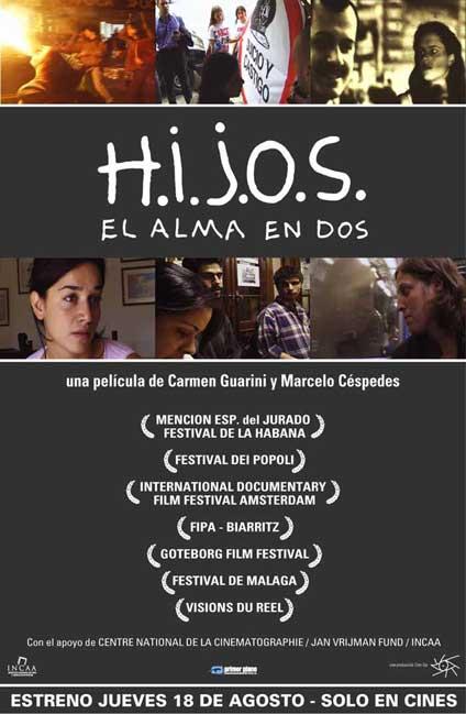 Poster de H.I.J.O.S., el alma en dos