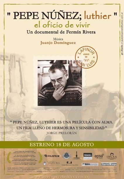 Poster de Pepe Núñez, luthier