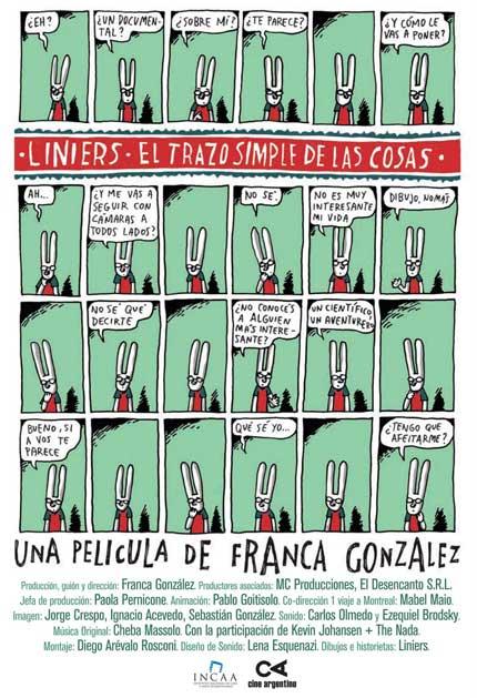 Poster de Liniers, el trazo simple de las cosas