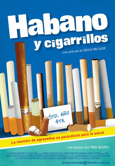 Poster de Habano y cigarrillos