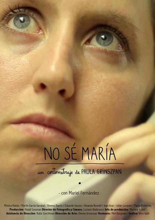 Poster de No sé María